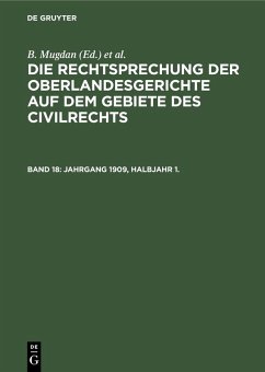 Jahrgang 1909, Halbjahr 1. (eBook, PDF)
