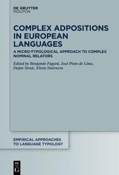 Cover Complex Adpositions in European Languages (eBook, ePUB)