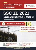 SSC JE Civil Book 2023 (Paper 1) - General Engineering (CE), General Awareness Intelligence and Reasoning - 10 Mock Tests (2000 Solved Questions) with Free Access to Online Tests