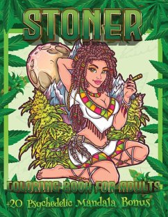 Cover Stoner Coloring Book For Adults