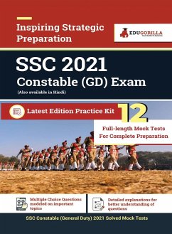 EduGorilla SSC GD Constable Book 2023 - General Duty (English Edition) - 12 Full Length Mock Tests (1200 Solved Questions) with Free Access to Online Tests - Edugorilla Prep Experts