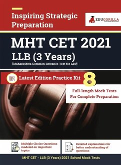 MAH CET LLB 3 Years Exam Prep Book 2023 - 8 Full Length Mock Tests and 8 Sectional Tests (1500 Solved Objective Questions) with Free Access to Online Tests - Edugorilla Prep Experts