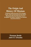 The Origin And History Of Missions