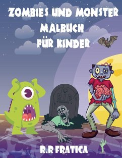 Cover Zombies und Monster Malbuch für Kinder