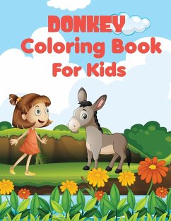 Donkey coloring book for kids - Fratica, R R