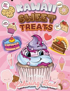 Cover Kawaii Sweet Treats Coloring Book