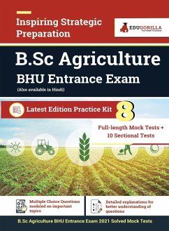 EduGorilla B.Sc Agriculture Entrance Exam 2023 (BHU) - 8 Mock Tests and 10 Sectional Tests (1900 Solved Objective Questions) with Free Access to Online Tests - Edugorilla Prep Experts