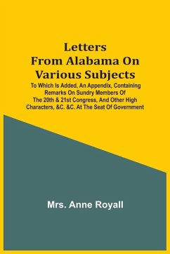 Cover Letters From Alabama On Various Subjects