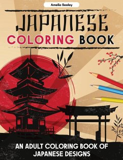 Japanese Designs Coloring Book for Adults - Sealey, Amelia