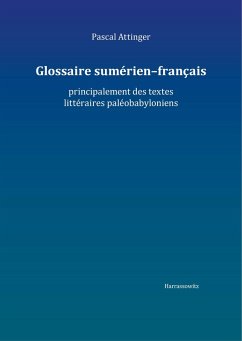 Glossaire sumérien-français (eBook, PDF) - Attinger, Pascal