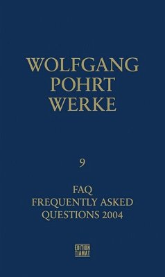 Werke Band 9 - Pohrt, Wolfgang