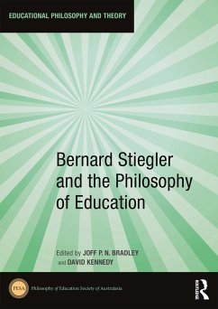 Cover Bernard Stiegler and the Philosophy of Education (eBook, PDF)