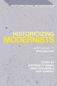 Cover Historicizing Modernists (eBook, PDF)