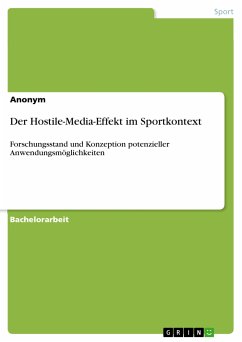 Der Hostile-Media-Effekt im Sportkontext (eBook, PDF)
