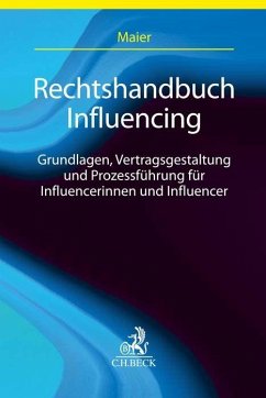Cover Rechtshandbuch Influencer