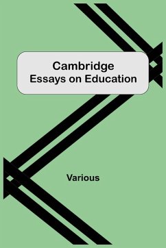 Cover Cambridge Essays On Education