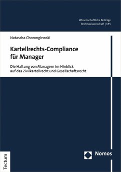 Kartellrechts-Compliance für Manager (eBook, PDF) - Chorongiewski, Natascha