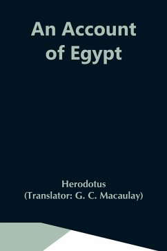 An Account Of Egypt - Herodotus