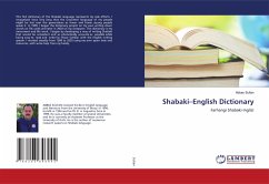 Cover Shabaki-English Dictionary