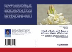 Effect of bulbs with GA¿ on different stages of tuberose