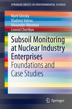 Subsoil Monitoring at Nuclear Industry Enterprises (eBook, PDF) - Glinsky, Mark; Vetrov, Vladimir; Abramov, Alexander; Chertkov, Leonid