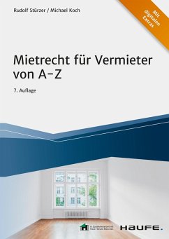 Mietrecht für Vermieter von A-Z (eBook, ePUB) - Stürzer, Rudolf; Koch, Michael