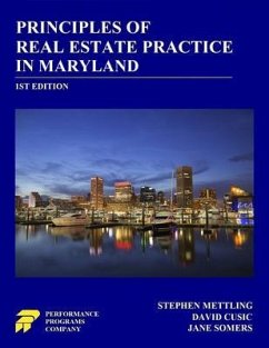 Principles of Real Estate Practice in Maryland (eBook, ePUB) - Mettling, Stephen; Cusic, David; Somers, Jane