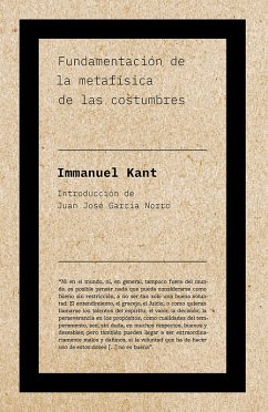 Fundamentación de la metafísica de las costumbres (eBook, ePUB) - Kant, Immanuel