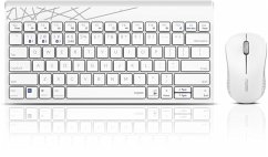 Rapoo 8000M Multi-Mode-Deskset Kabellos, Weiß
