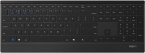 Rapoo E9500M Multi-Mode-Tastatur Kabellos, ultraflach, Schwarz