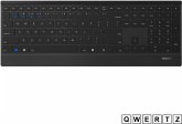 Rapoo E9500M Multi-Mode-Tastatur Kabellos, ultraflach, Schwarz