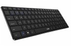 Rapoo E9100M Multi-Mode-Tastatur Kabellos, ultraflach, Schwarz