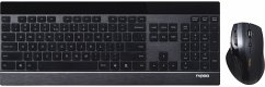 Rapoo 8900P Schwarz Kabelloses Deskset