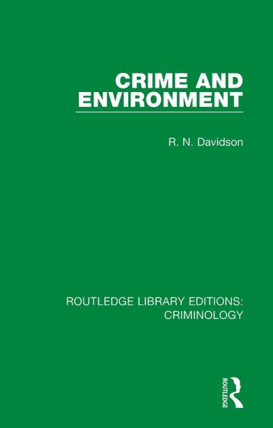 Routledge Library Editions: Criminology (eBook, PDF)