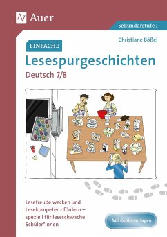 Einfache Lesespurgeschichten Deutsch 7-8 - Bößel, Christiane