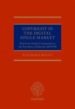 Copyright in the Digital Single Market - Rosati, Eleonora