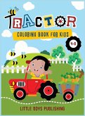 Tractor coloring book for kids 4-8