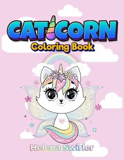 Caticorn Coloring book for kids 4-8 - Swirler, Helena