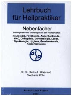 Lehrbuch für Heilpraktiker Nebenfächer - Hildebrand, Hartmut