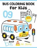 Bus Coloring Book For Kids