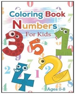 coloring book number for kids ages 0-8 - Alfaifi, Abdulrhman