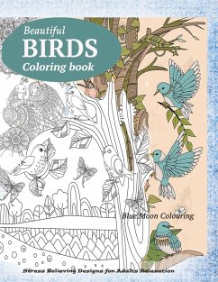 BIRDS Coloring Book - Colouring, Blue Moon