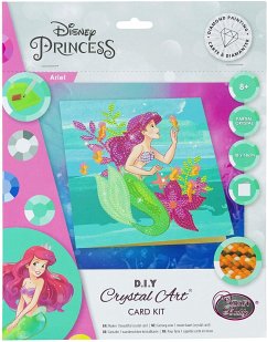 Cover Craft Buddy CCK-DNY803 - Crystal Art, Ariel die Meerjungfrau, 18x18cm