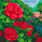 Craft Buddy CAK-TK1M - Crystal Art, Perfect Red Rose, Thomas Kinkade Kit, 30x30cm