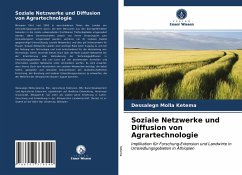 Soziale Netzwerke und Diffusion von Agrartechnologie - Ketema, Dessalegn Molla