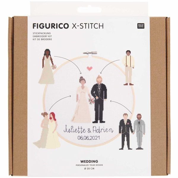 Stickpackung Figurico Wedding Stickpackung Figurico Wedding