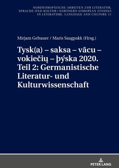 Tysk(a) ¿ saksa ¿ v¿cu ¿ vokie¿i¿ ¿ þýska 2020. Teil 2: Germanistische Literatur- und Kulturwissenschaft