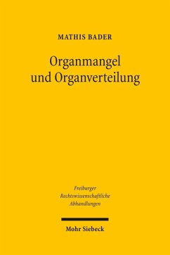 Cover Organmangel und Organverteilung (eBook, PDF)