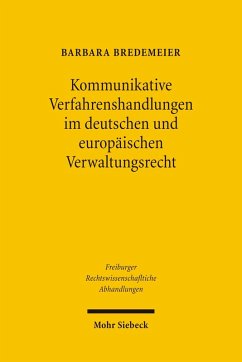 Cover Kommunikative Verfahrenshandlungen im deutschen und europäischen Verwaltungsrecht (eBook, PDF)