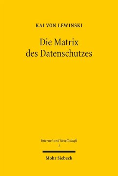 Die Matrix des Datenschutzes (eBook, PDF) - Lewinski, Kai Von